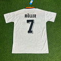 Andreas Möller Deutschland Germany 1994 Weltmeisterschaft Retro Football Jersey – Back View