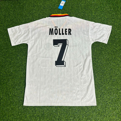1994 Germany Weltmeisterschaft Retro Football Jersey – Andreas Möller – Back View