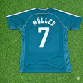 1998 Germany World Cup Andreas Möller Away Retro Football Jersey – Back View