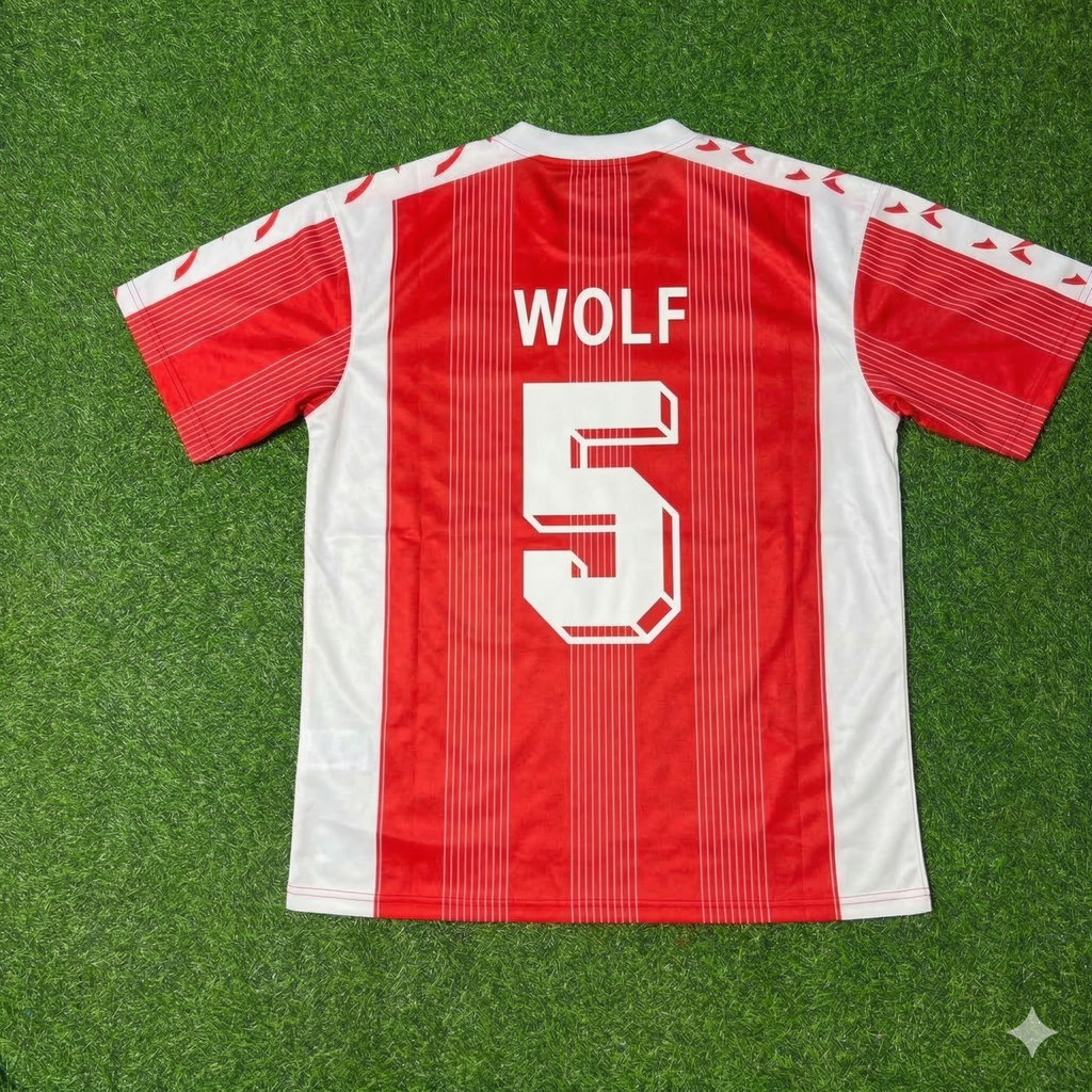 Andreas Wolf 1. FC Nürnberg Heim Retro Fußballtrikot Jersey – Back View