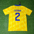 Andrés Escobar Colombia 1994 World Cup Retro Football Jersey – Back View