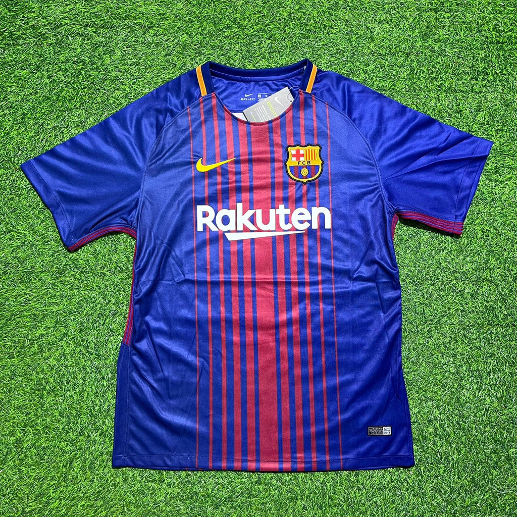 2017/18 Andres Iniesta Barcelona Football Jersey – Front View