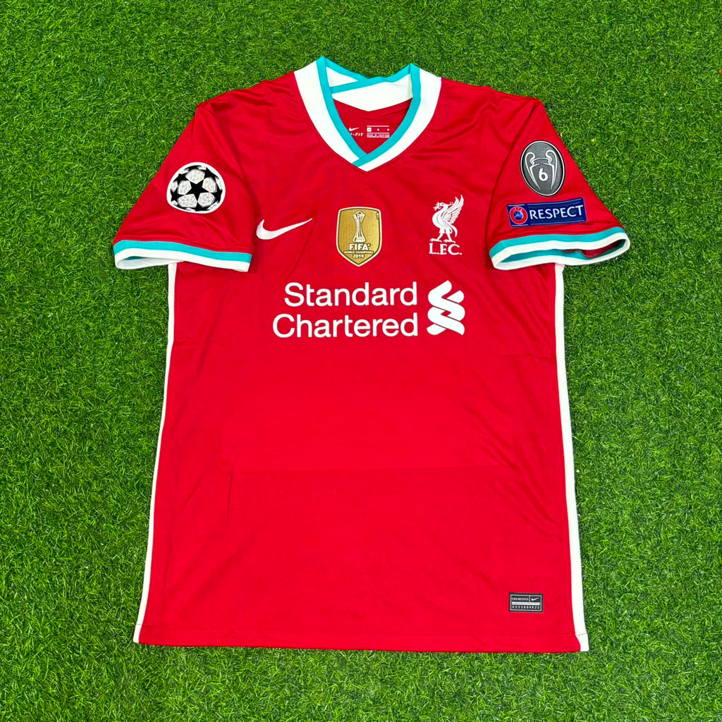 Liverpool 2019 2020 Home Retro Football Jersey – Andrew Robertson 26# – Front View