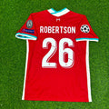Liverpool 2019 2020 Home Retro Football Jersey – Andrew Robertson 26# – Back View