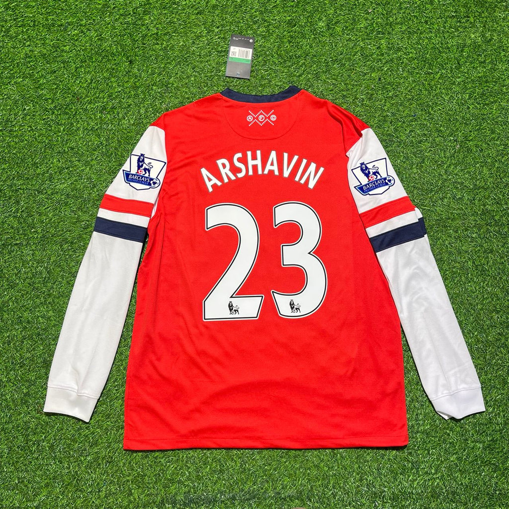 Arsenal Retro Long Sleeve Football Jersey – Andrey Arshavin – Back View