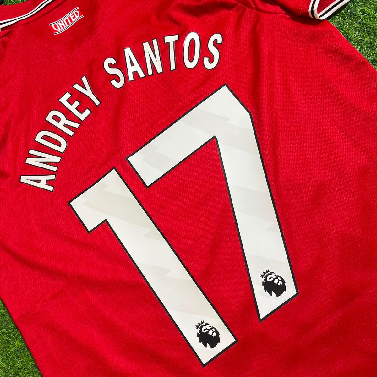Santos Manchester United New Season 2027 Jersey Soccer Shir – Andrey – Detailed View