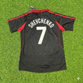 2000/01 Andriy Shevchenko #7 AC Milan Away Retro Football Jersey – Back View