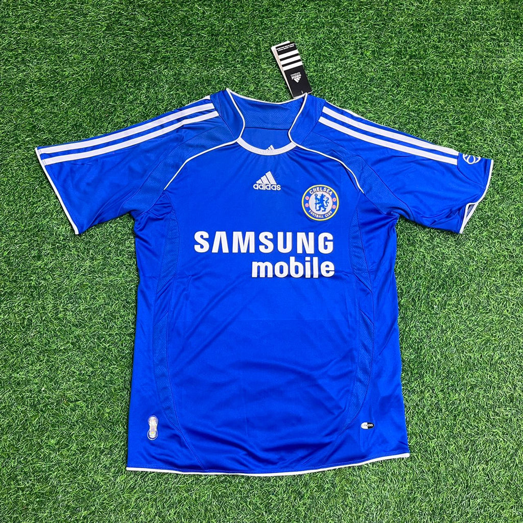 2006 Andriy Shevchenko Chelsea 2008 Season Retro Football Jersey – Front View