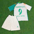 Werder Bremen Anniversary Kids Retro Football Jersey – Angelos Charisteas – Back View