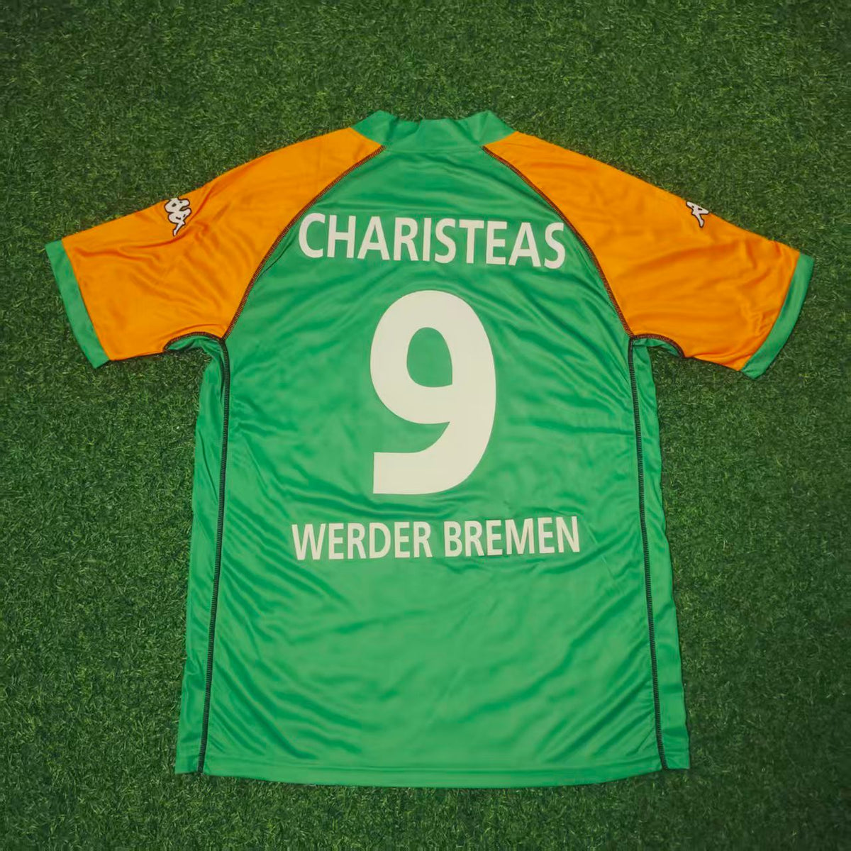 Angelos Charisteas Werder Bremen Retro Heimtrikot Retro Kit – Back View