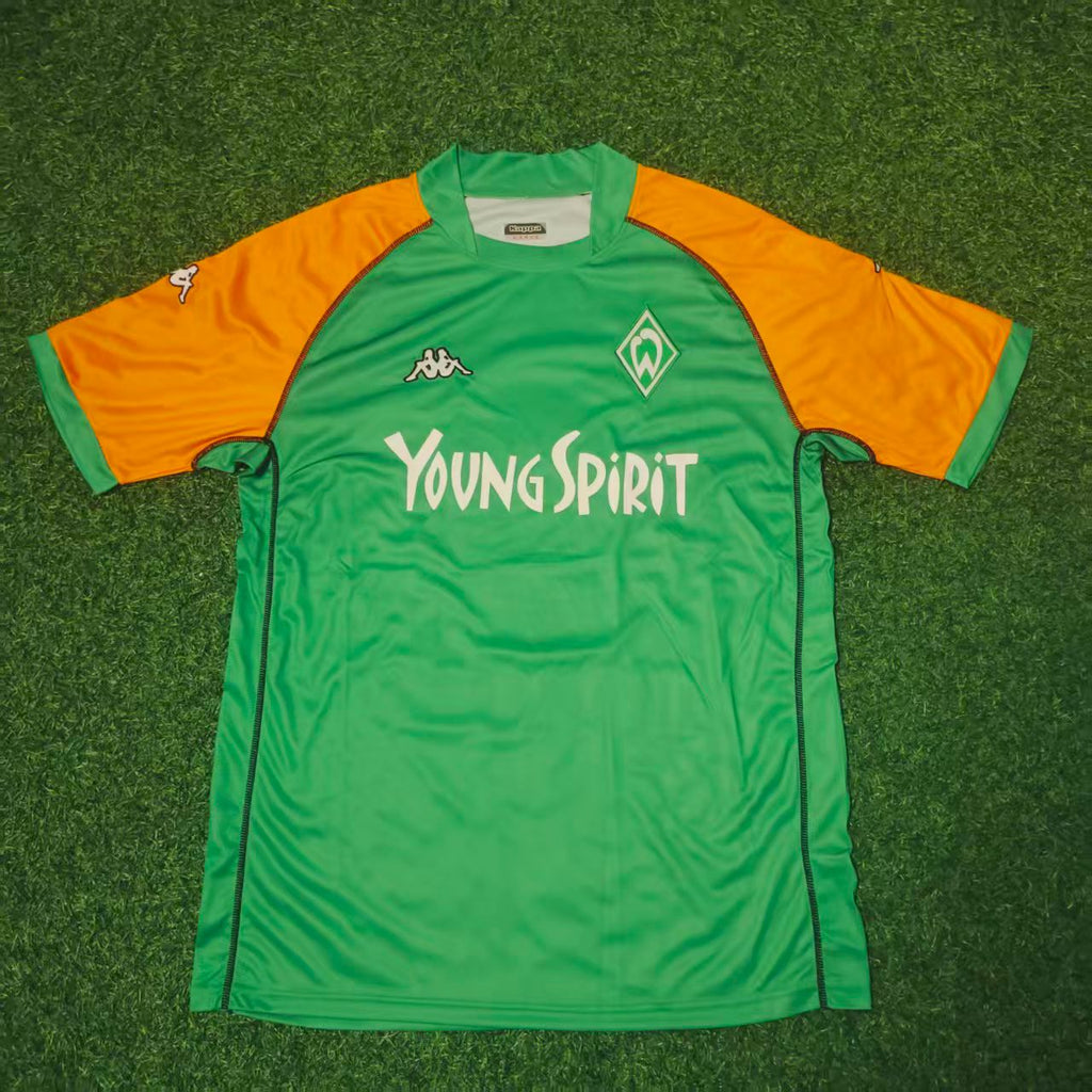 Angelos Charisteas Werder Bremen Retro Heimtrikot Retro Kit – Front View