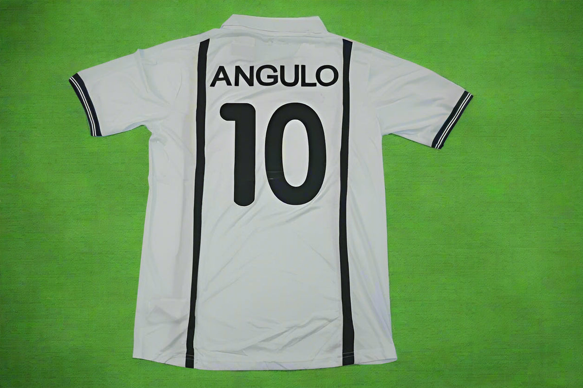 Miguel Angel Angulo Valencia 2001 Milano Champions Final Retro Football Jersey – Back View