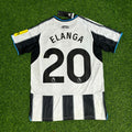 2026 Anthony Elanga Newcastle United Home Football Jersey Camisate – Back View