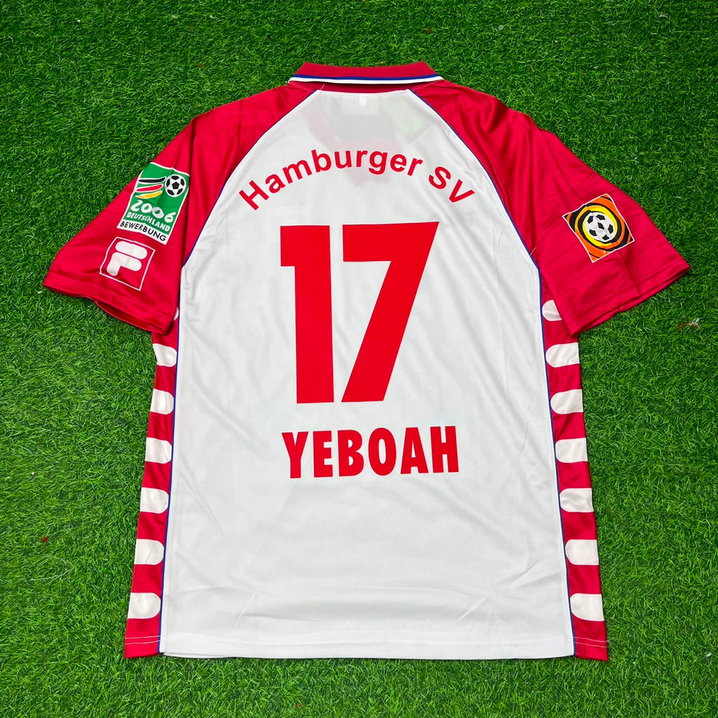 Anthony Yeboah Hamburger SV 1999/00 Heim Retro – Back View