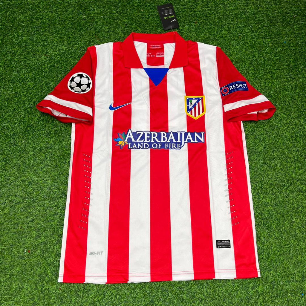 2014 Antoine Griezmann Atlético Madrid Home Retro Football Jersey – Front View