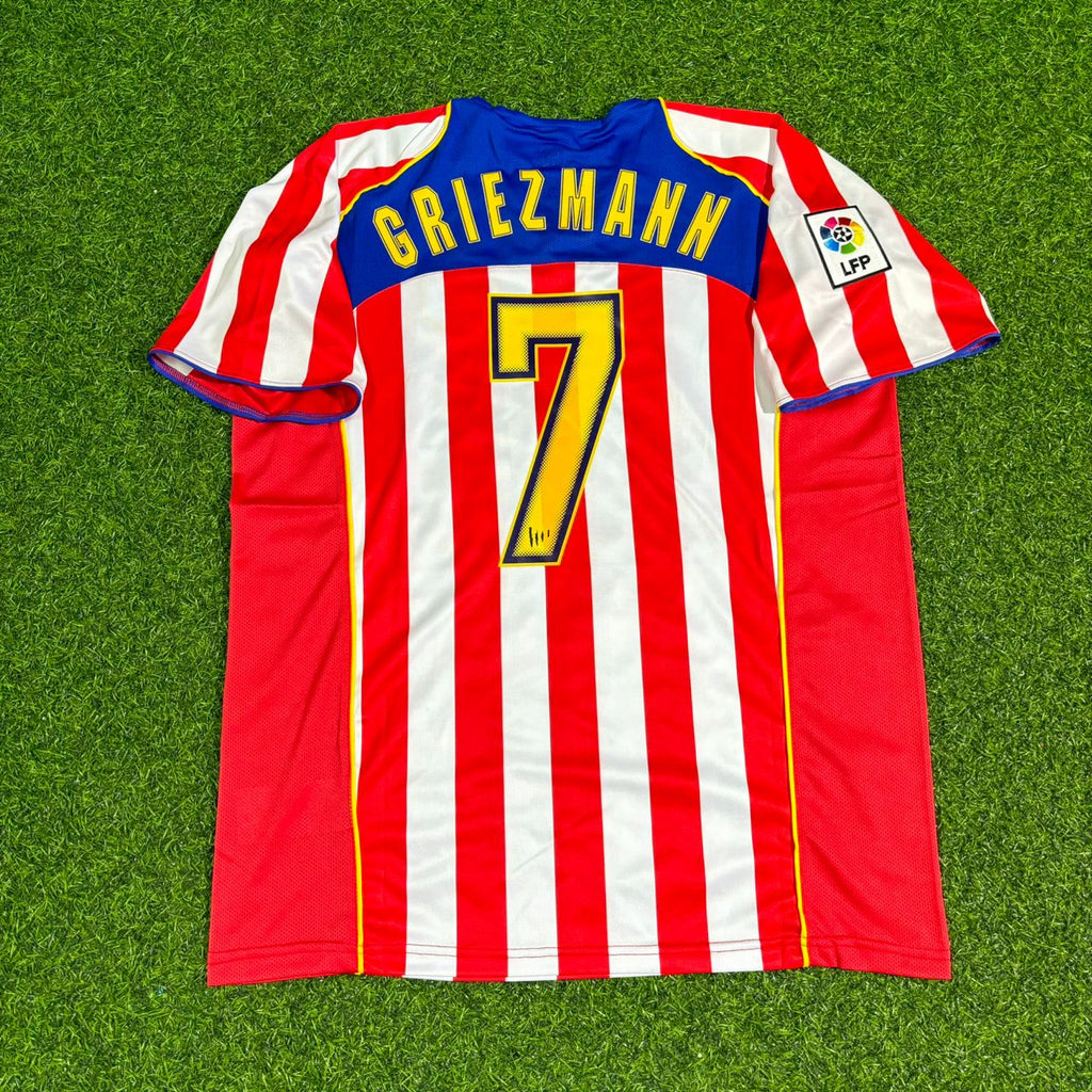 Atletico Madrid SpiderMan Retro Football Jersey – Antoine Griezmann – Back View