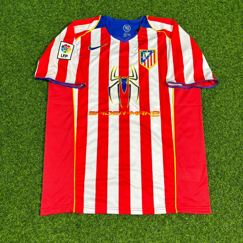 Atletico Madrid SpiderMan Retro Football Jersey – Antoine Griezmann – Front View