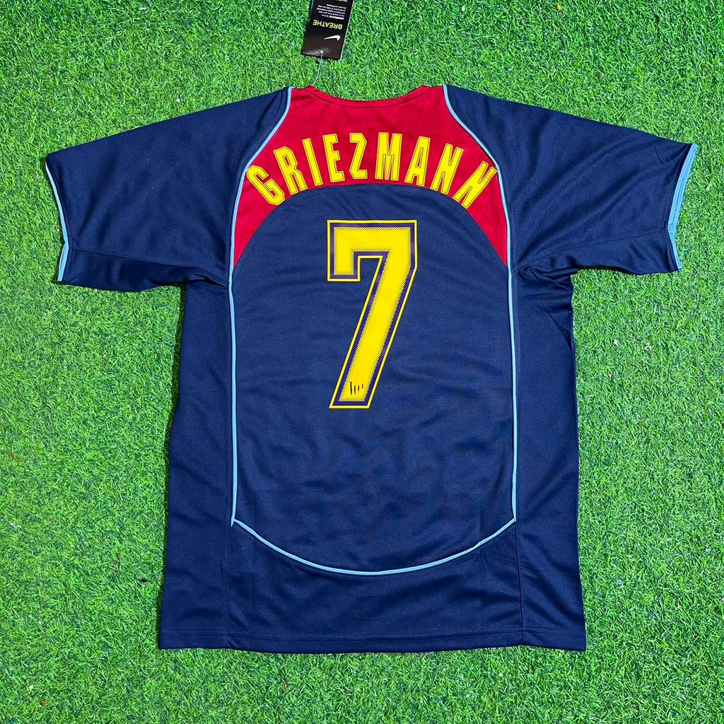Atletico Madrid SpiderMan Retro Football Jersey – Antoine Griezmann #7 – Back View