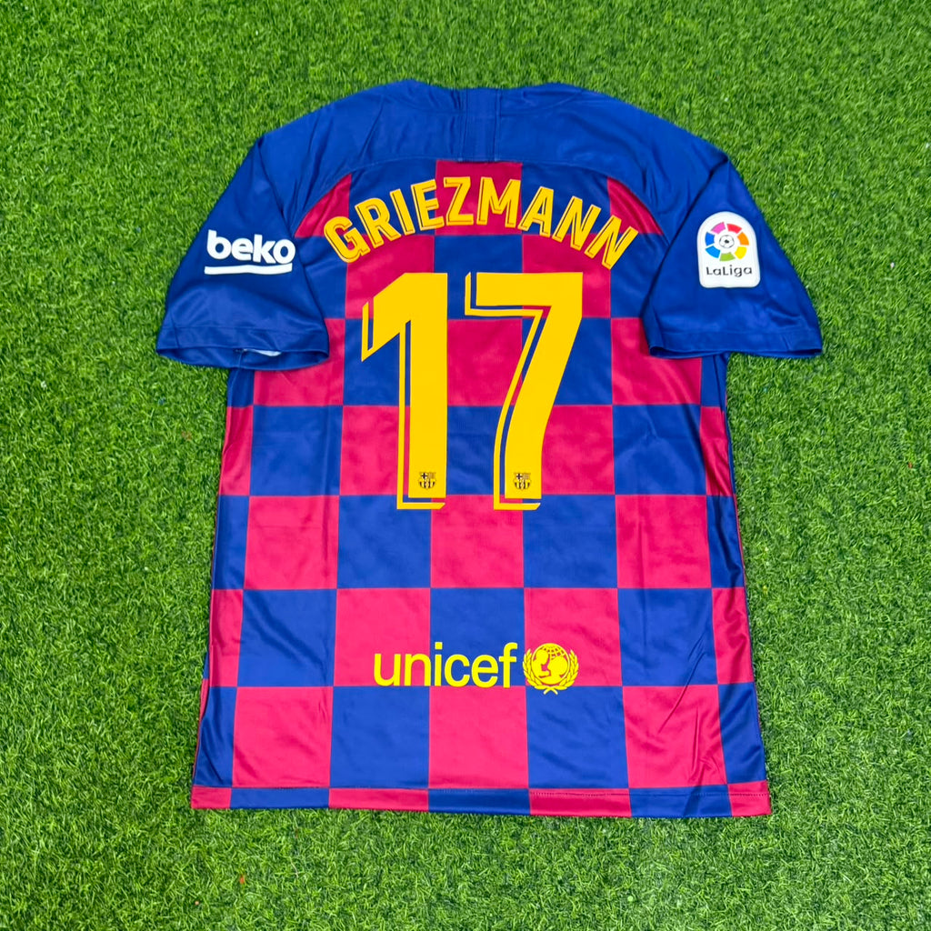 Antoine Griezmann – Barcelona 2019/20 Home Retro Jersey – Back View