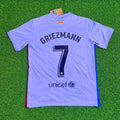 Antoine Griezmann #7 Barcelona 2021-22 Season Retro Jersey – Back View