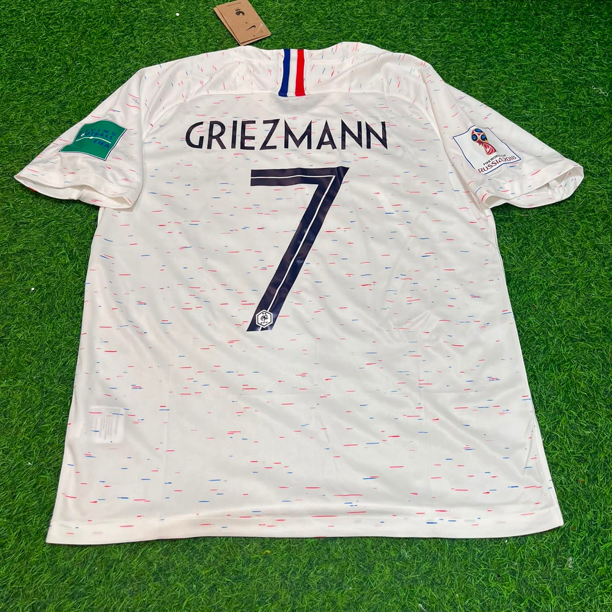 France 2018 World Cup Kit Jersey – Antoine Griezmann 7- – Back View