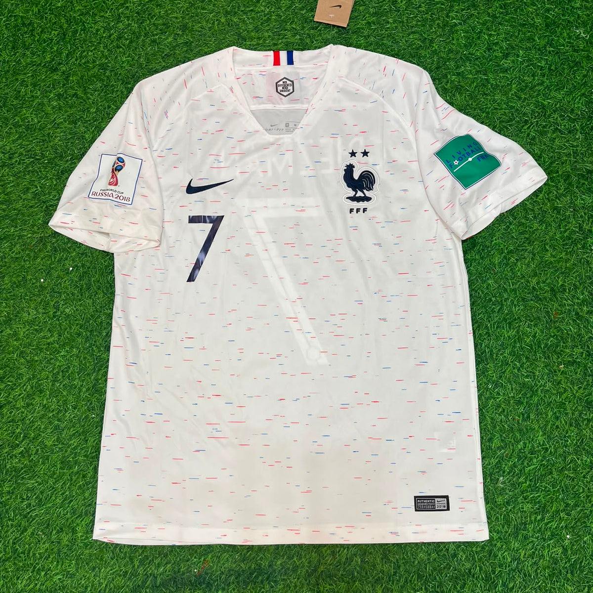 France 2018 World Cup Kit Jersey – Antoine Griezmann 7- – Front View