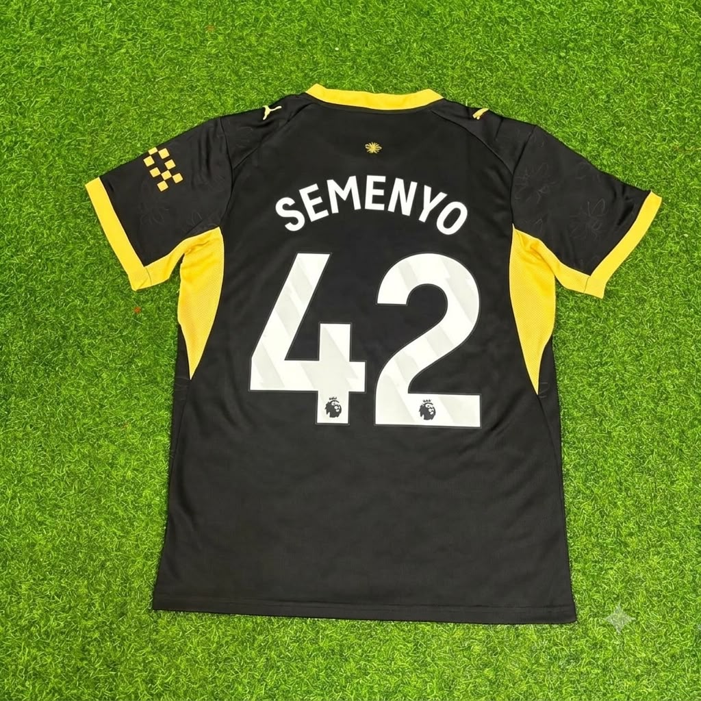 2027 Antoine Semenyo 42- Manchester City Away Football Jersey – Back View