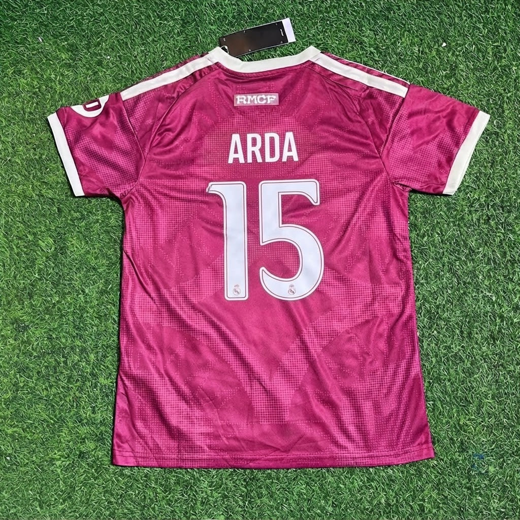 Arda Güler Pink Jersey – Back View