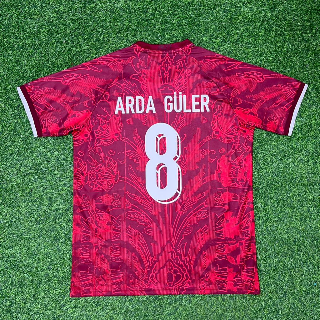 Arda Guler Turkey Legendary Retro Football Jersey – Back View