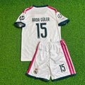 Arda Güler White Kids Jersey – Back View