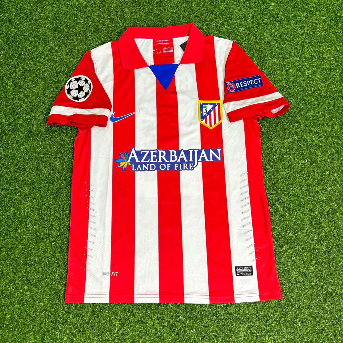 2013/14 Arda Turan 10 Atlético Madrid Home Retro Football Jersey – 4