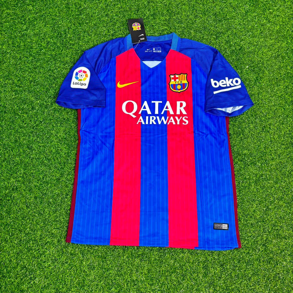 Arda Turan – Barcelona 2016/17 Home Retro Jersey – Front View
