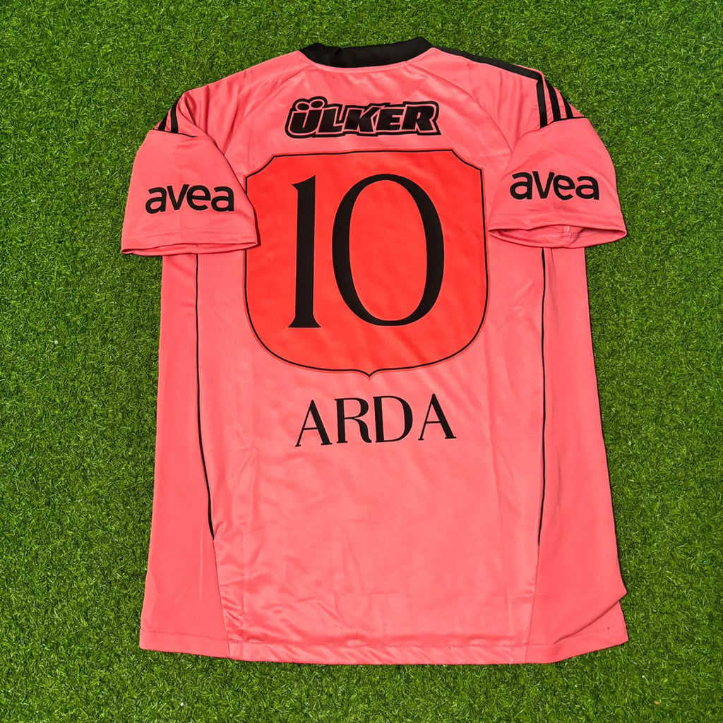 Arda Turan Galatasaray 2010-2011 Pink Retro Football Jersey – Back View