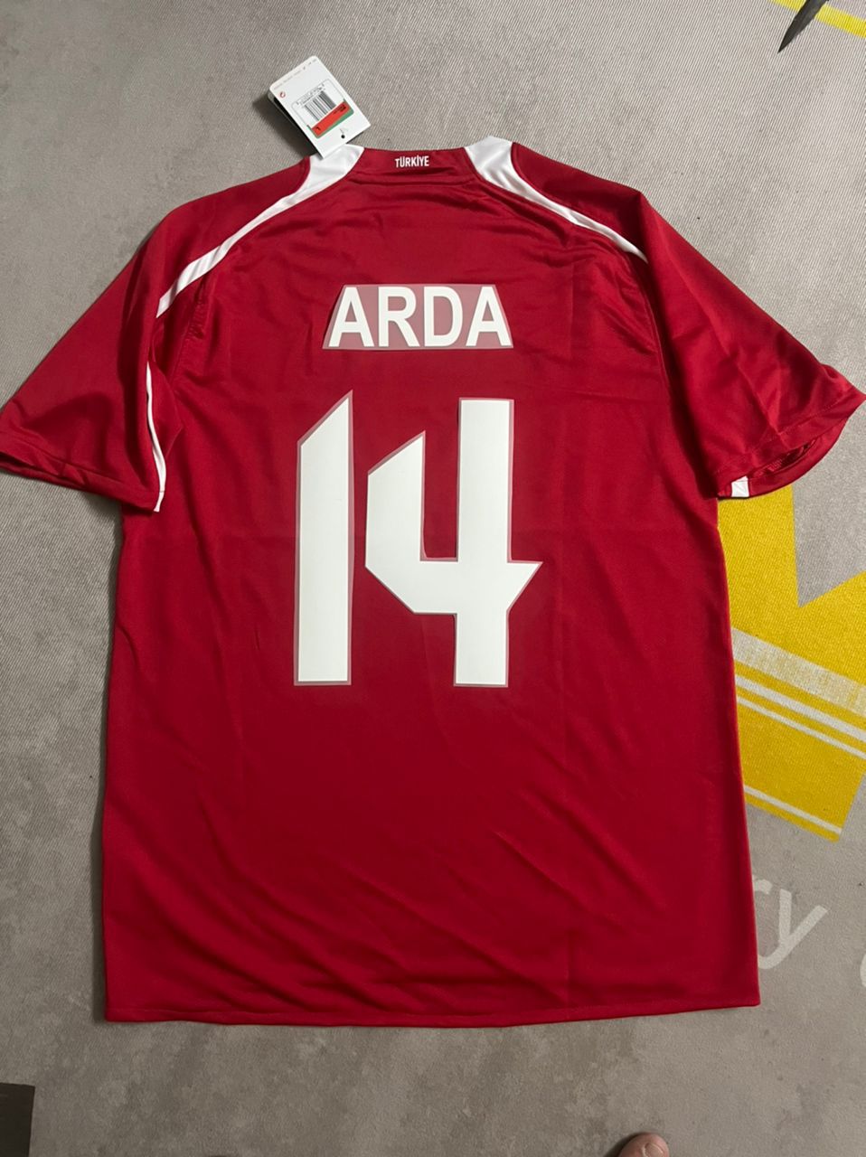Türkiye Efsane Euro 2008 Turkey Retro Özel Forma Football Jersey – Front View