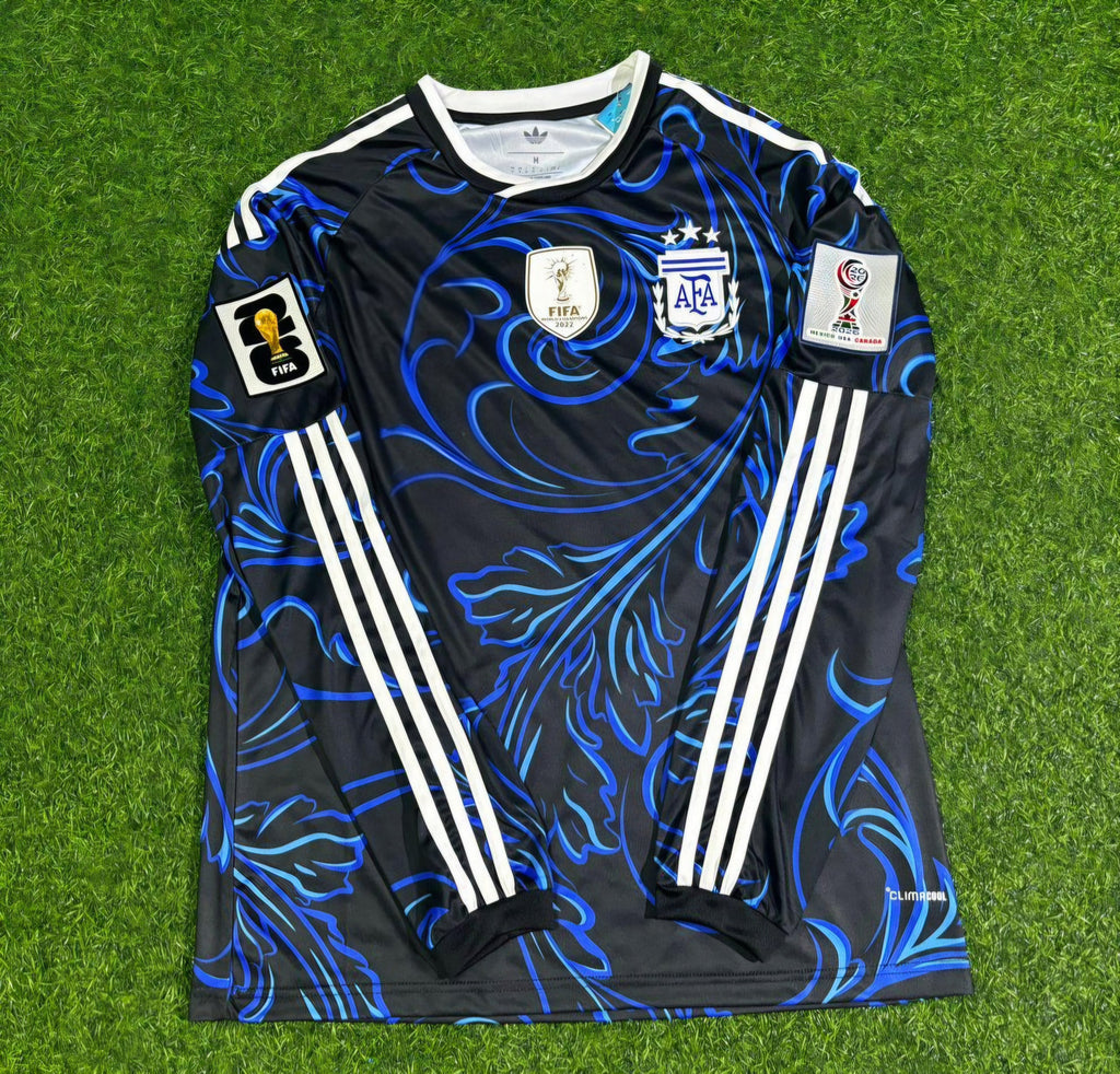 Nicolas Otamendi Argentina 2026 World Cup Long Sleeve Football Jersey – Front View
