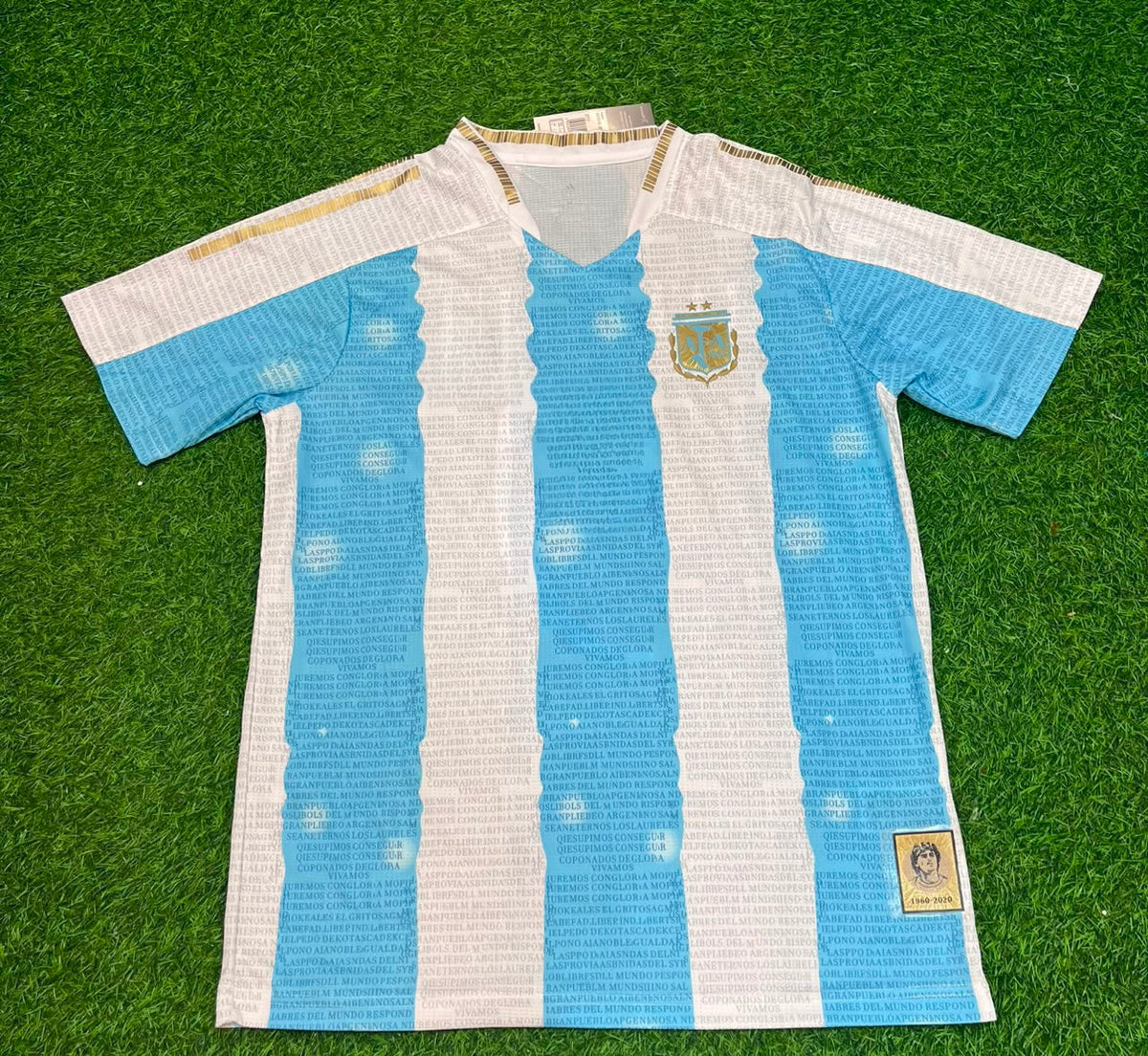 Argentina Commerative Anniversary Football Jersey – Back View
