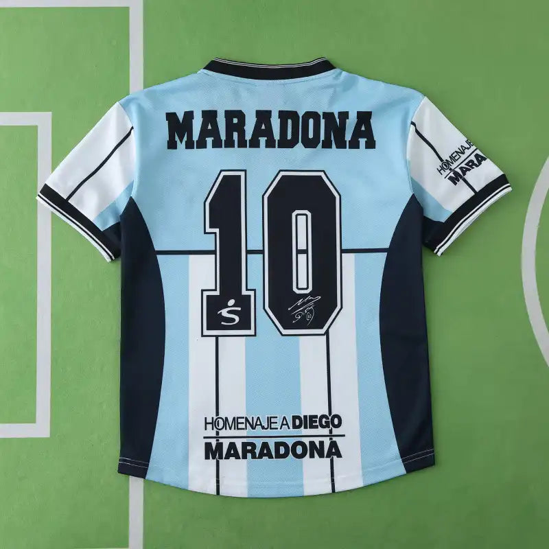 Argentina Retro Kids Football Kit Diego Armando Maradona – 10