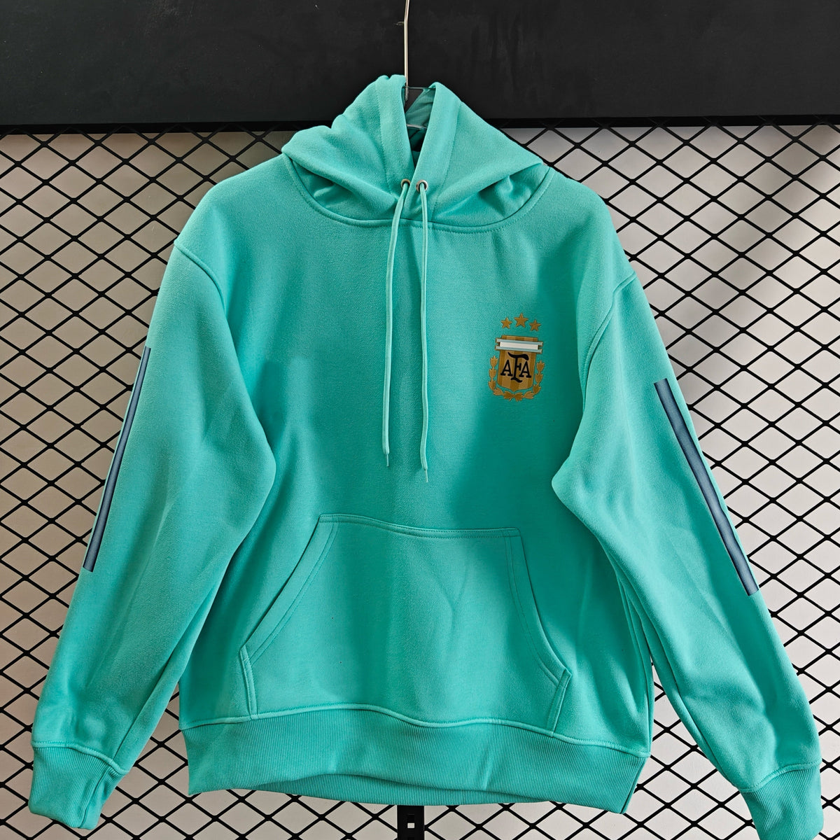 Argentina - Hoodie Winter Fleece- Football Kapuzenpullover Paradise Edition – 9