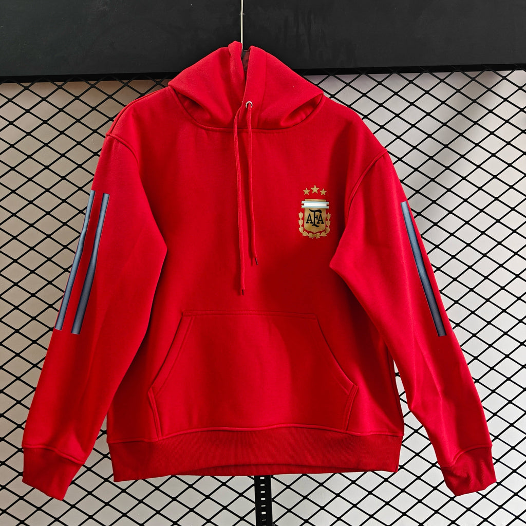 Argentina - Hoodie Winter Fleece- Football Kapuzenpullover Paradise Edition – 4