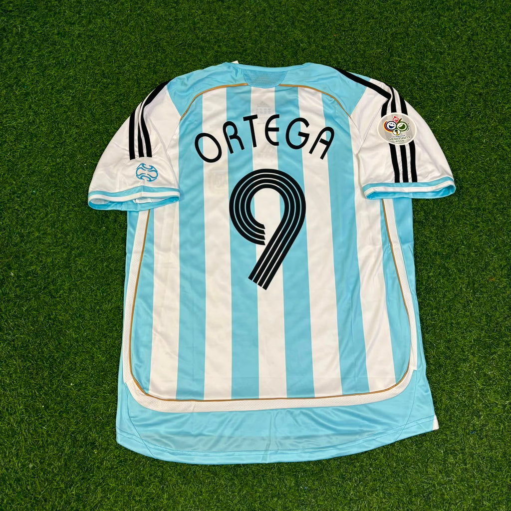 Ariel Ortega Argentina Retro Football Jersey – Back View