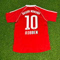 Bayern Munich Home Retro Football Jersey – Arjen Robben #10 – Back View