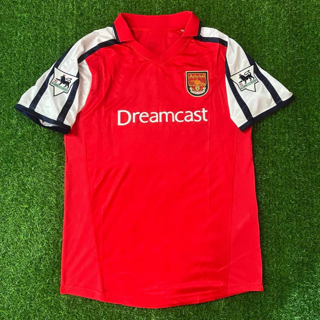 Arsenal 1999/02 Red White Retro Jersey – Back View