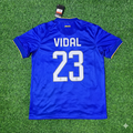 Juventus 2014/15 Retro Blue Football Jersey – Arturo Vidal – Back View