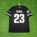 2012 Artur Vidal 23- Juventus Home 2013 Season Retro Football Jersey – Back View