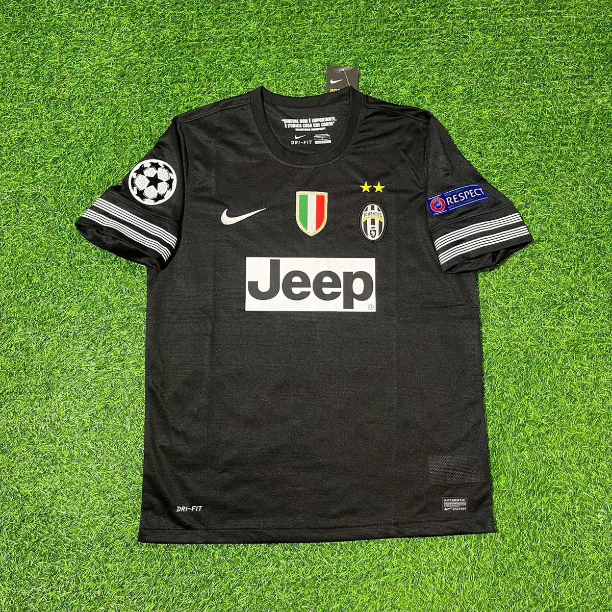 2012 Artur Vidal 23- Juventus Home 2013 Season Retro Football Jersey – Front View