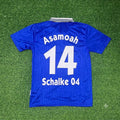 Gerald Asamoah Schalke 04 Heim Retro Fußballtrikot Jersey – Back View