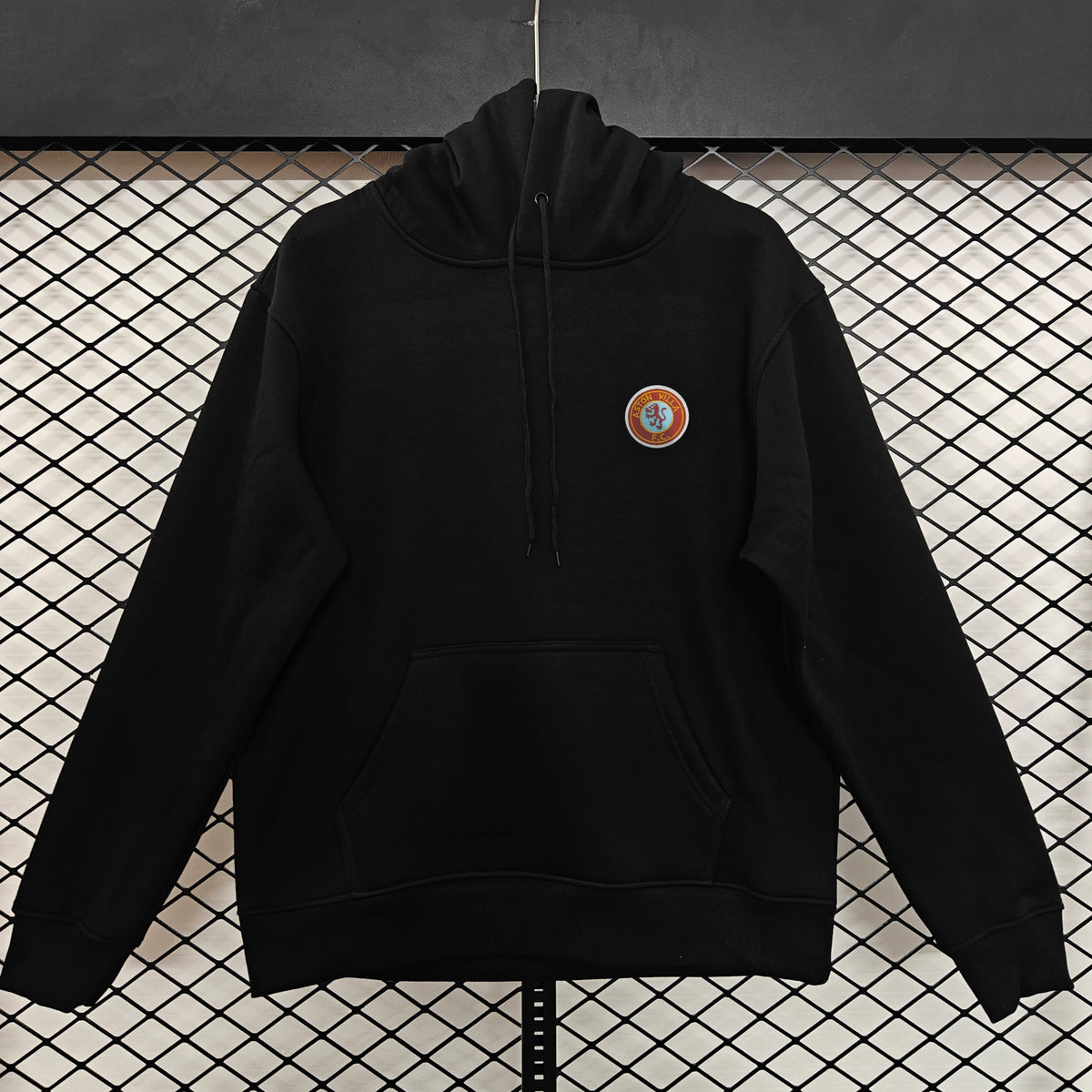 Aston Villa - Hoodie Winter Fleece- Football Kapuzenpullover Paradise Edition – Back View