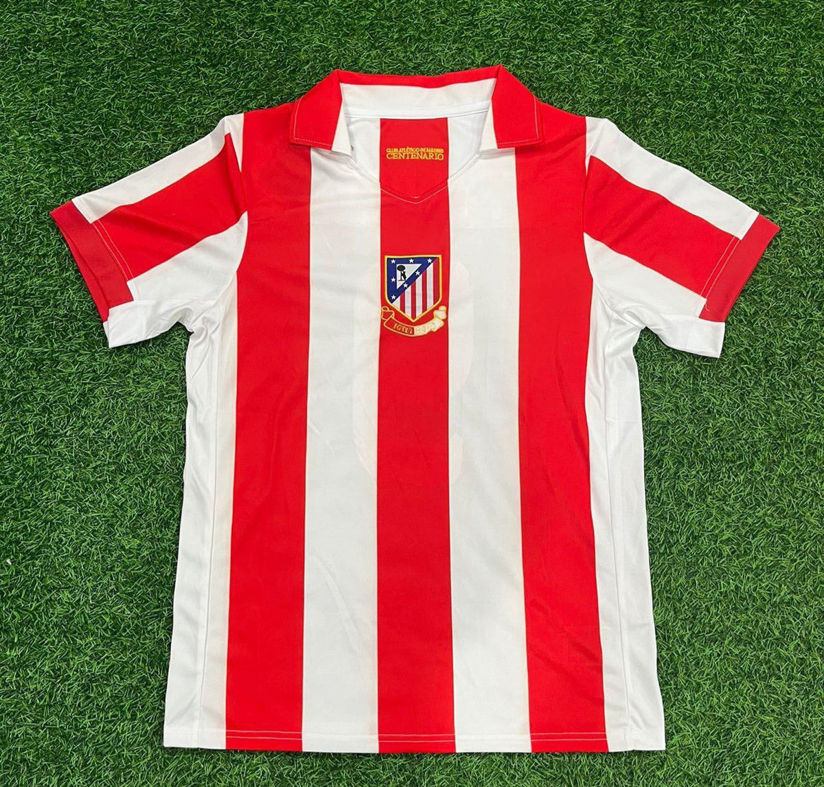 2003 Atletico de Madrid Retro Football Jersey – Back View