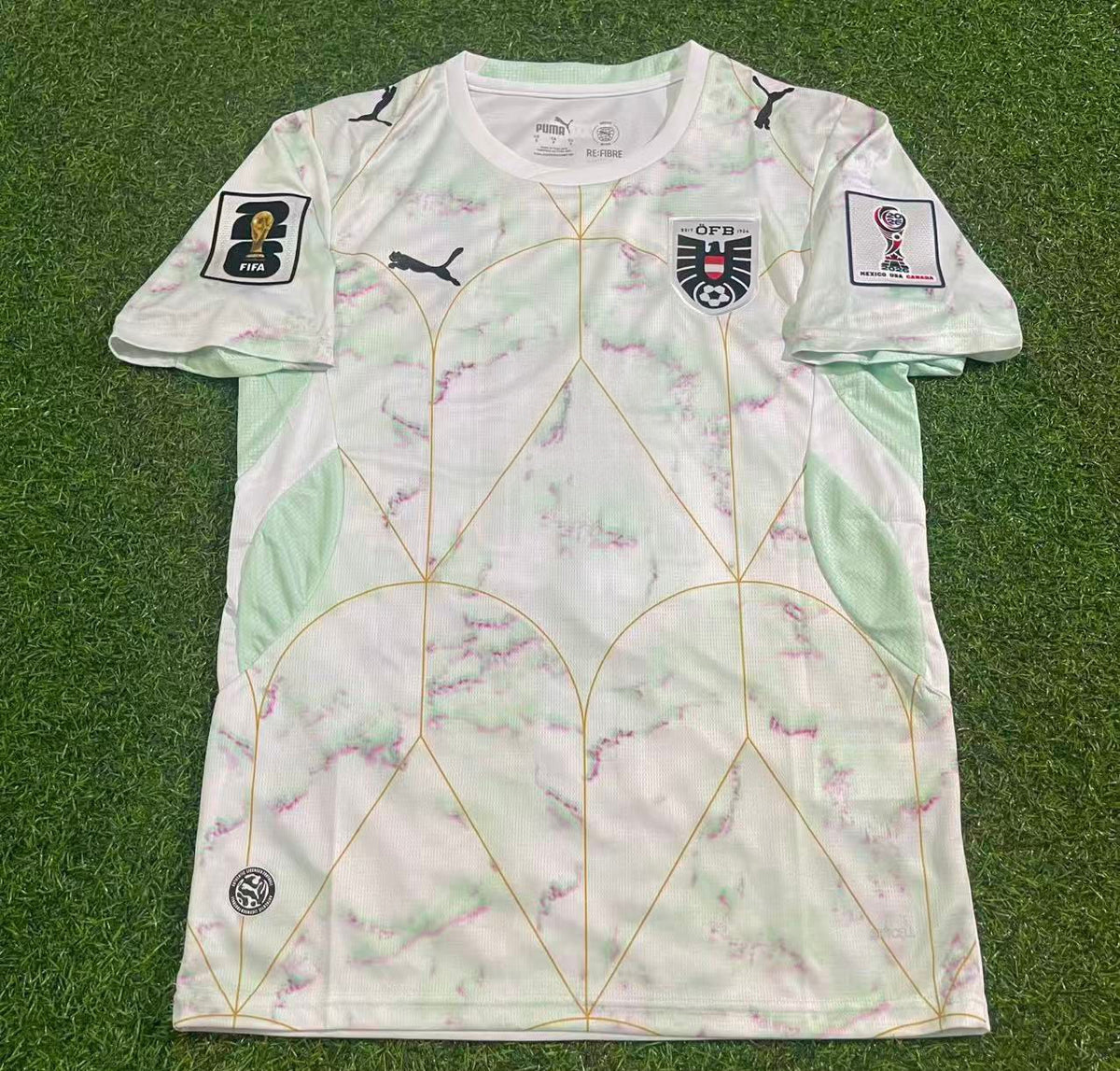 Marcel Sabitzer Austria White 2026 World Cup Football Jersey – Front View