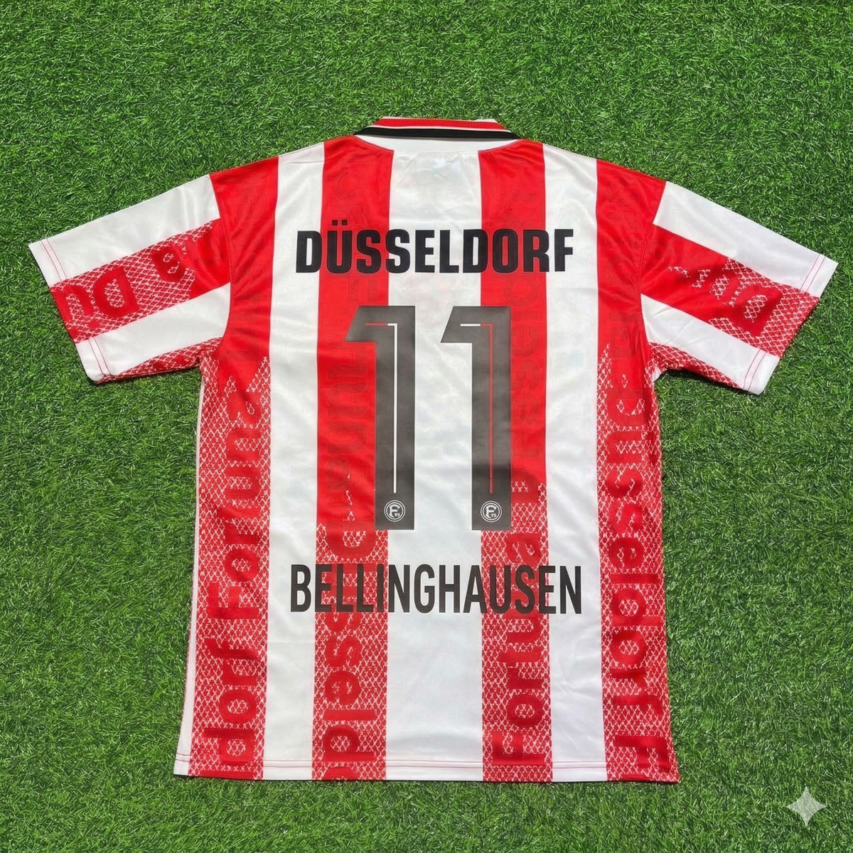 Axel Bellinghausen Fortuna Düsseldorf Retro Football Jersey – Back View